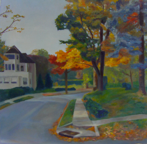 painting of Narberth Avenue